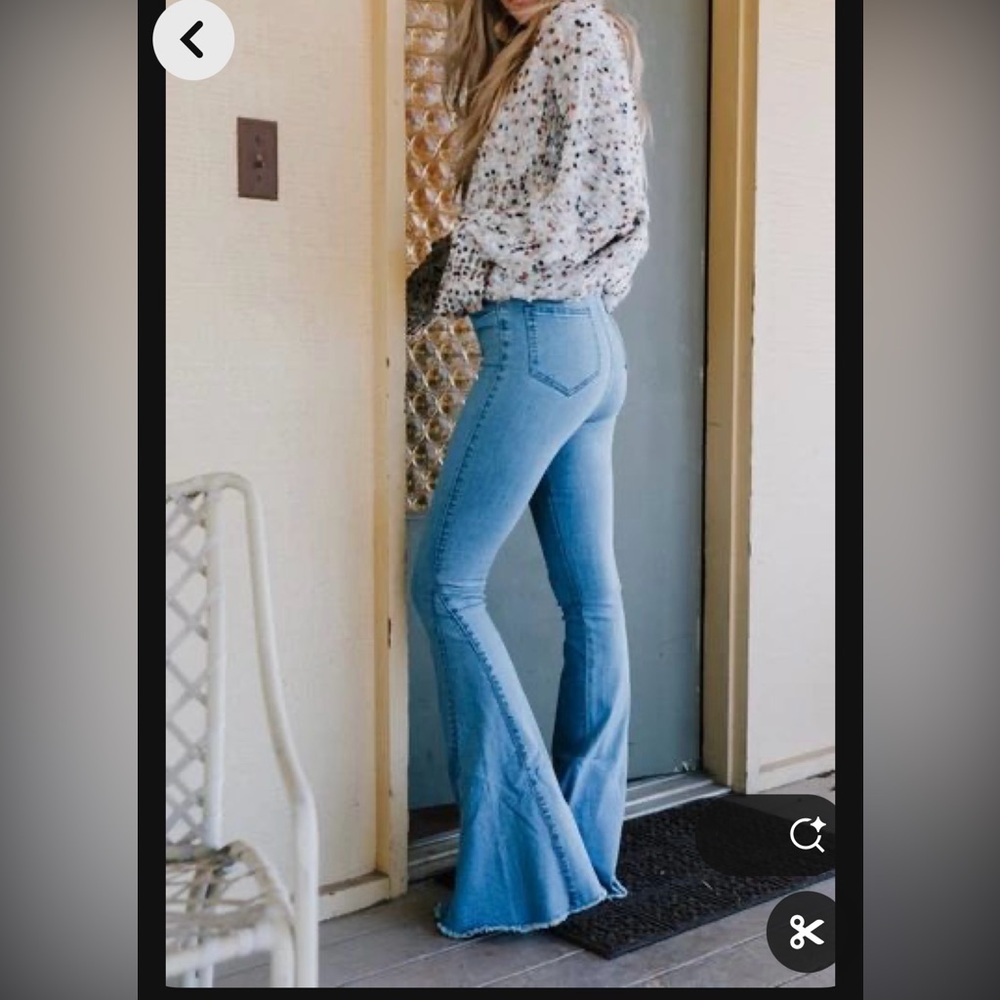 Three Bird Nest Flare Jeans